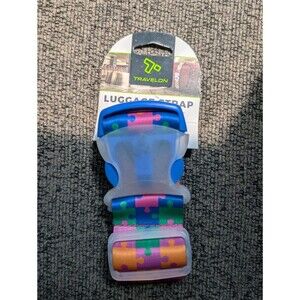 Travelon Luggage Strap 70 X 2 PUZZLE PIECES Adjustable Universal Fit